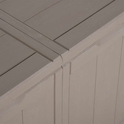 Dynbox 270 liter brun PP-träliknande