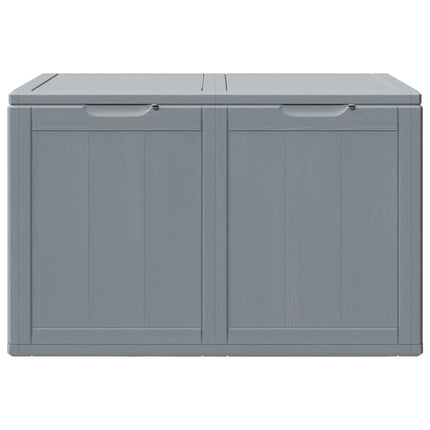 Dynbox 180 liter grå PP-träliknande