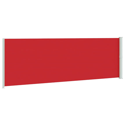 Infällbar sidomarkis 200x600 cm röd