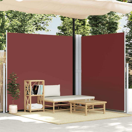 Infällbar sidomarkis 220x600 cm brun