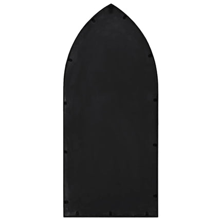 Spegel svart 70x30 cm järn för inomhusbruk