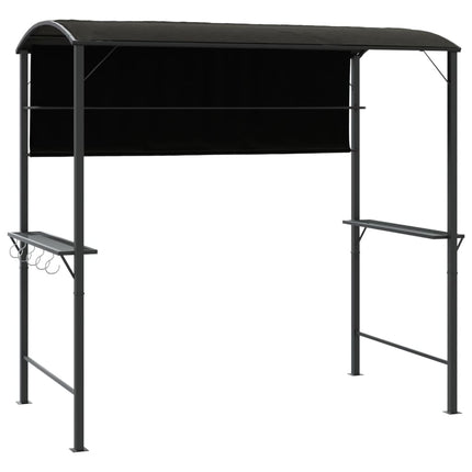 Paviljong med tak 220x110x200 cm antracit