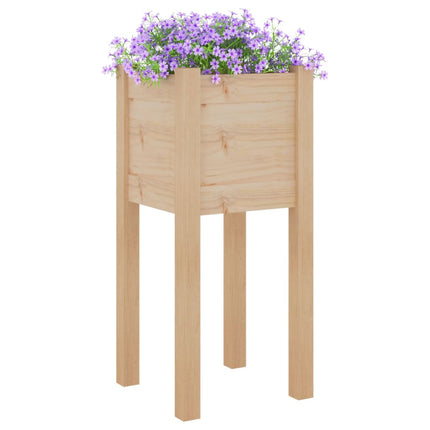Odlingslåda 31x31x70 cm massiv furu