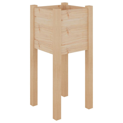 Odlingslådor 2 st 31x31x70 cm massiv furu
