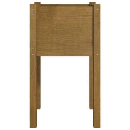 Odlingslåda honungsbrun 40x40x70 cm massiv furu