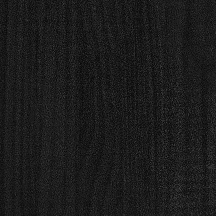 Odlingslådor 2 st svart 40x40x70 cm massiv furu