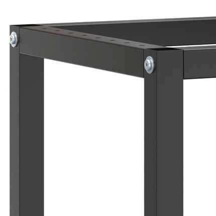 Ram för arbetsbänk svart och matt röd 170x50x79 cm metall