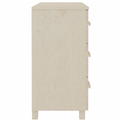 Skänk HAMAR honungsbrun 90x40x80 cm massiv furu