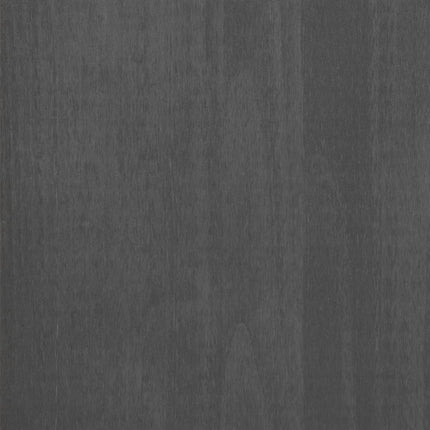 Skänk HAMAR mörkgrå 113x40x80 cm massiv furu