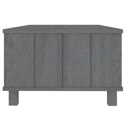 Soffbord HAMAR mörkgrå 100x55x35 cm massiv furu