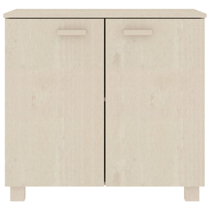 Skåp HAMAR honungsbrun 85x35x80 cm massiv furu