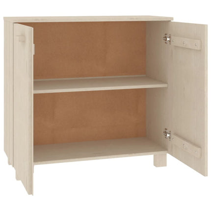 Skåp HAMAR honungsbrun 85x35x80 cm massiv furu