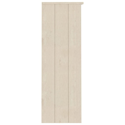 Överdel till högskåp HAMAR honungsbrun 85x35x100 cm massiv furu