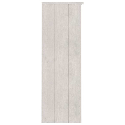Överdel till högskåp HAMAR vit 85x35x100 cm massiv furu