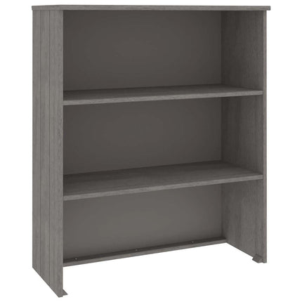 Överdel till högskåp HAMAR ljusgrå 85x35x100 cm massiv furu