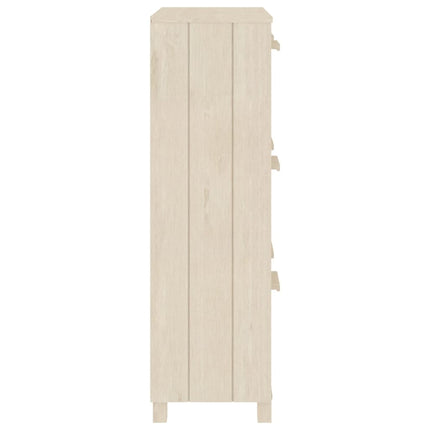 Skoskåp HAMAR honungsbrun 59,5x35x117 cm massiv furu