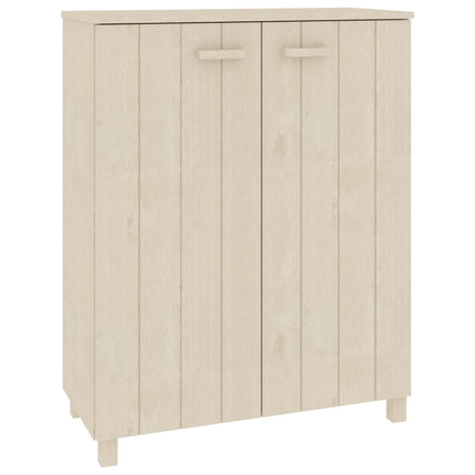 Skoskåp HAMAR honungsbrun 85x40x108 cm massiv furu