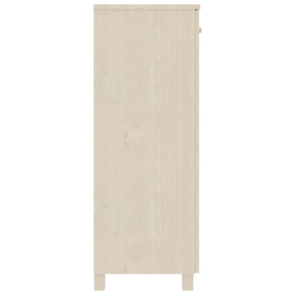 Skoskåp HAMAR honungsbrun 85x40x108 cm massiv furu