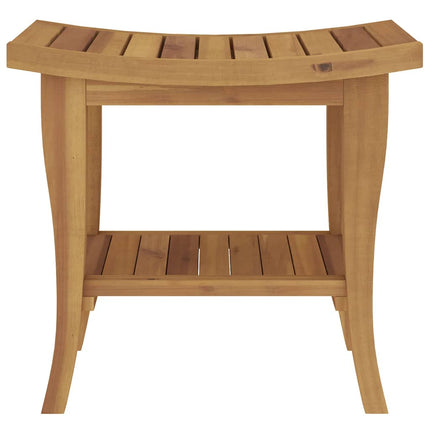 Sidobord för badrum 50x35x45 cm massiv teak