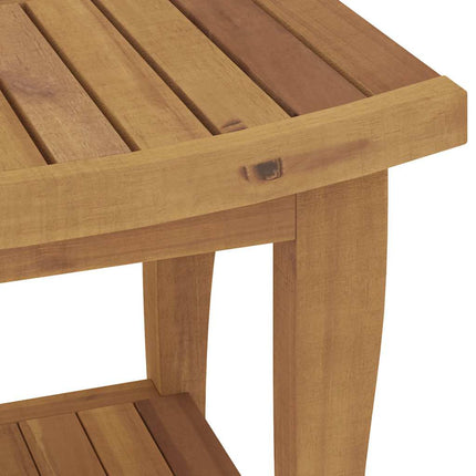 Sidobord för badrum 50x35x45 cm massiv teak