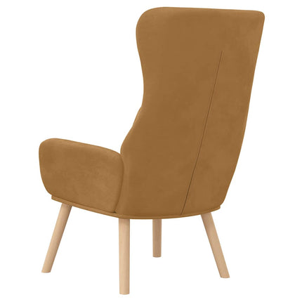 Vilstol brun sammet