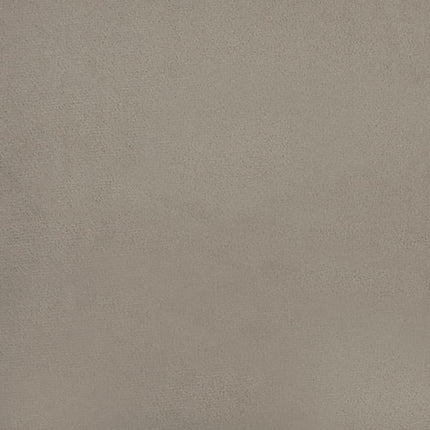 Fotpall ljusgrå 45x29,5x35 cm sammet
