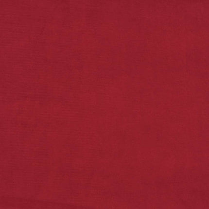 Fotpall vinröd 45x29,5x35 cm sammet