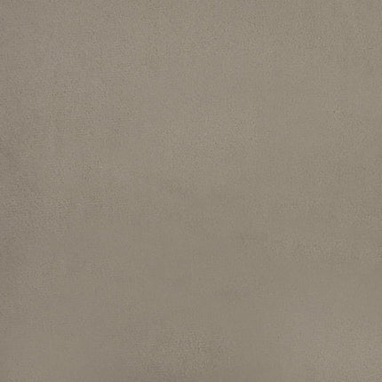 Fotpall ljusgrå 45x29,5x35 cm sammet
