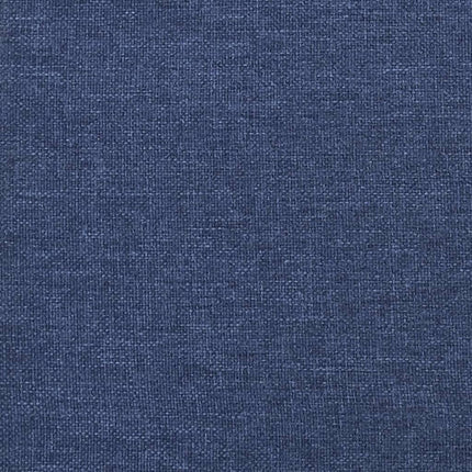 Fotpall blå 45x29,5x35 cm tyg
