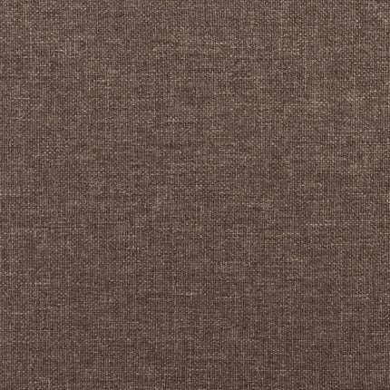 Fotpall taupe 45x29,5x35 cm tyg
