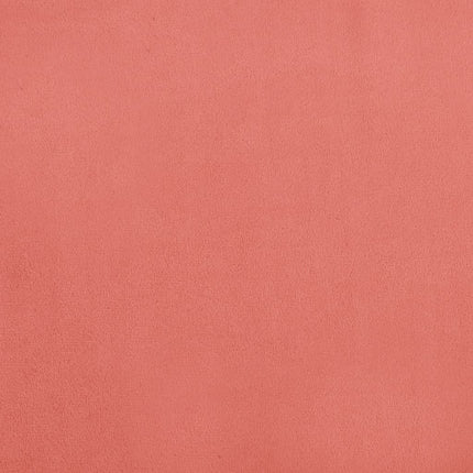 Fotpall rosa 45x29,5x35 cm sammet