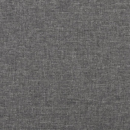 Fotpall ljusgrå 45x29,5x35 cm tyg och konstläder
