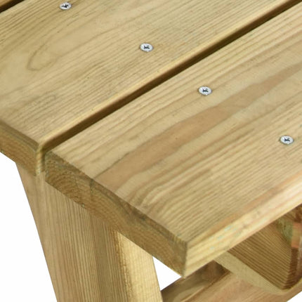 Trädgårdsbord 110x74x75 cm impregnerad furu