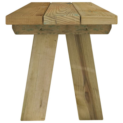 Trädgårdsbänk 110 cm massiv impregnerad furu