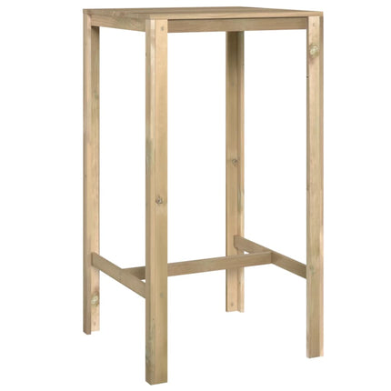 Barbord 60x60x110 cm impregnerad furu