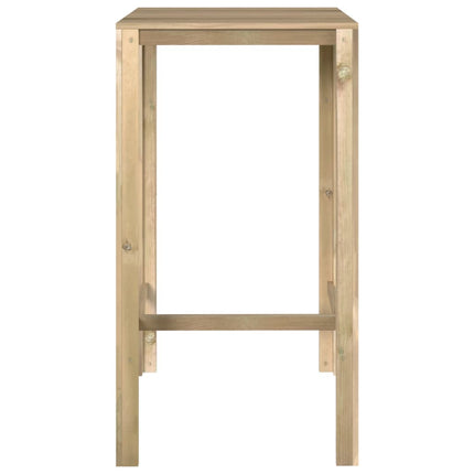 Barbord 60x60x110 cm impregnerad furu