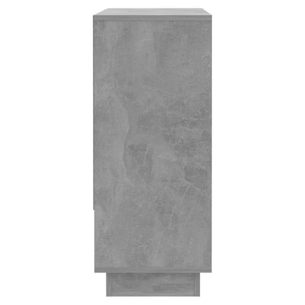 Skänk betonggrå 97x31x75 cm konstruerat trä
