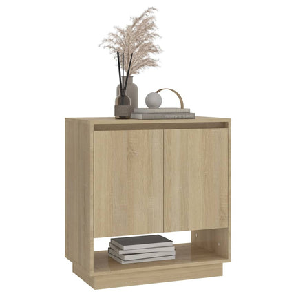 Skänk sonoma-ek 70x41x75 cm konstruerat trä