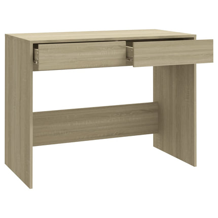 Skrivbord sonoma-ek 101x50x76,5 cm konstruerat trä