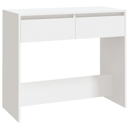 Konsolbord vit 89x41x76,5 cm konstruerat trä