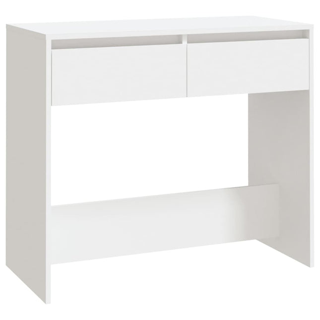 Konsolbord vit 89x41x76,5 cm konstruerat trä