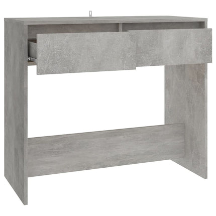 Konsolbord betonggrå 89x41x76,5 cm konstruerat trä