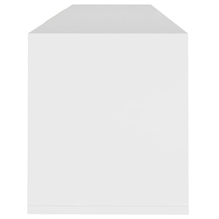 Tv-bänk vit 120x30x40,5 cm konstruerat trä