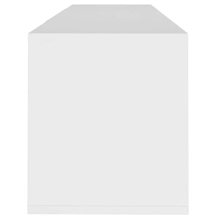 Tv-bänk vit 120x30x40,5 cm konstruerat trä