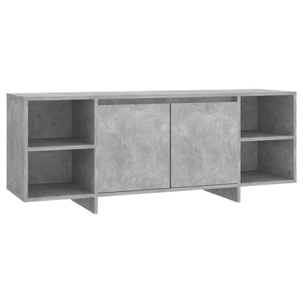 Tv-bänk betonggrå 130x35x50 cm konstruerat trä