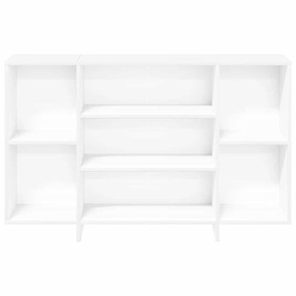 Skänk vit 120x30x75 cm konstruerat trä