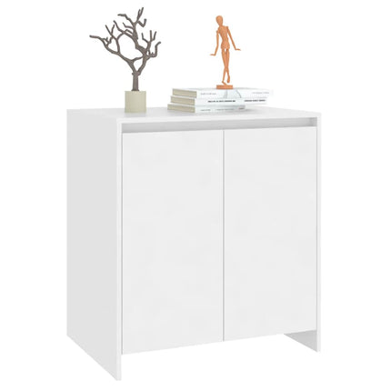 Skänk vit 70x41x75 cm konstruerat trä