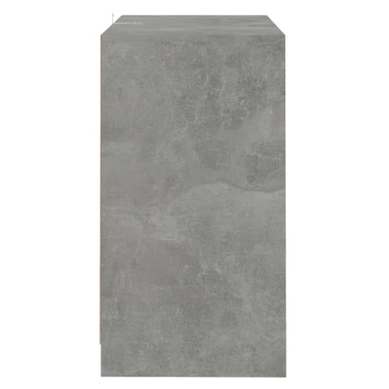 Skänk betonggrå 70x41x75 cm konstruerat trä