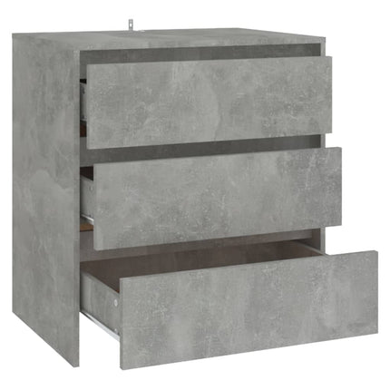 Skänk betonggrå 70x41x75 cm konstruerat trä