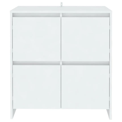 Skänk vit 70x41x75 cm konstruerat trä